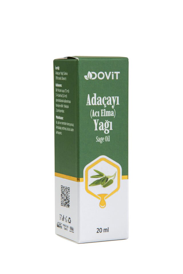 ADAÇAYI (ACI ELMA) YAĞI 20 ML (DİSTİLASYON)