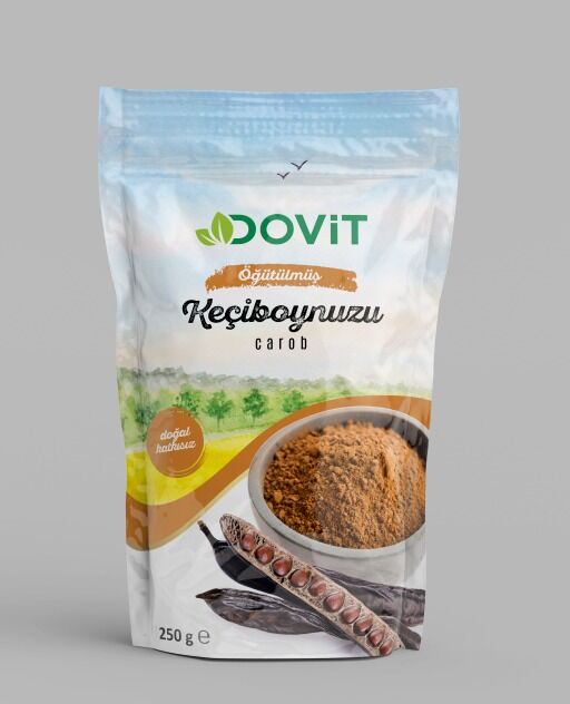 DOVİT ÖĞÜTÜLMÜŞ KEÇİBOYNUZU (HARNUP) 250 GR